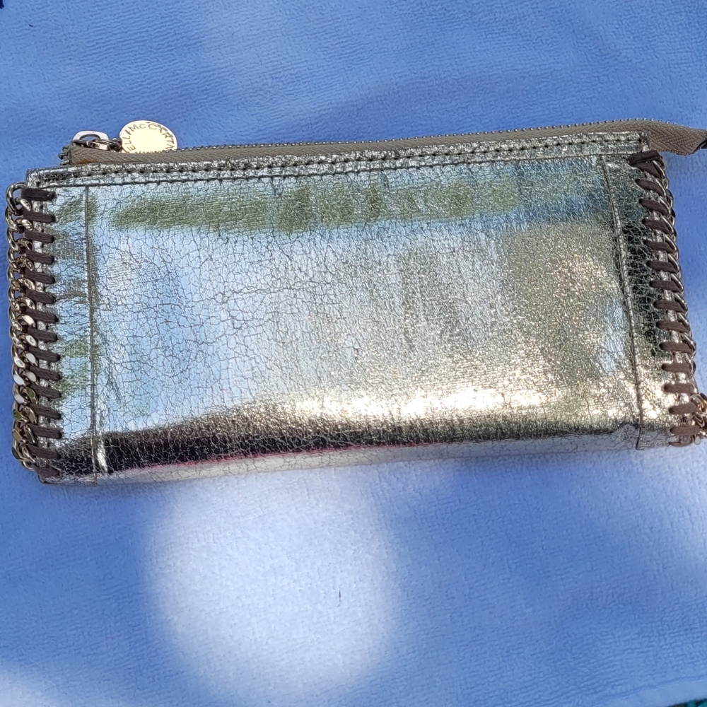Stella McCartney Gold Shimmer Wallet